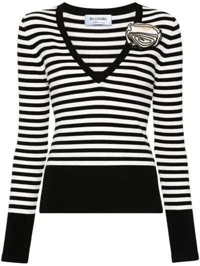 Blumarine Blugirl Sweaters In Multicolor