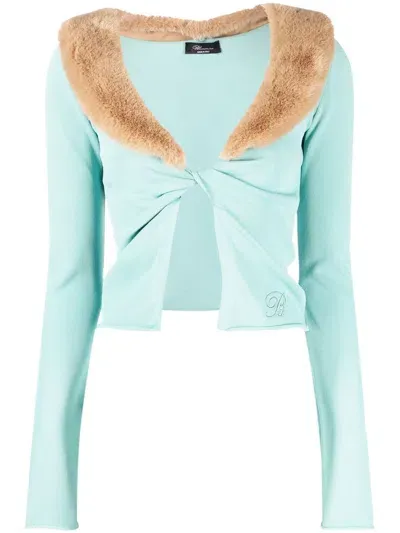 Blumarine Klassischer Cardigan In Blue