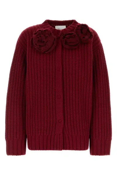 Blumarine Maxi Cardigan Rosa-xs Nd  Female In Red