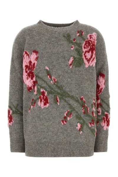 Blumarine Sweaters In Grey