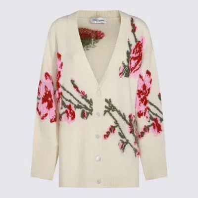 Blumarine Sweaters In White/multi