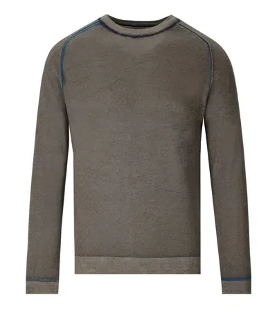 Bob Plata Mud Crewneck Jumper In Brown