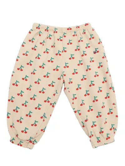 Bobo Choses Baby Cherry All Over Jogging Pants In White