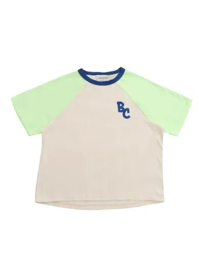 Bobo Choses Kids' B.c Colour-block T-shirt In Green