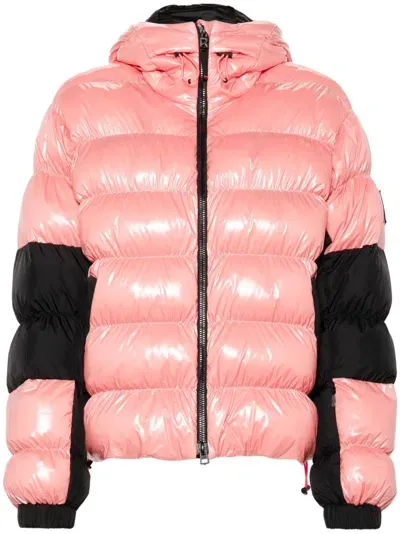 Bogner Fire+ice Quilted Hooded Ski Jacket In Pink