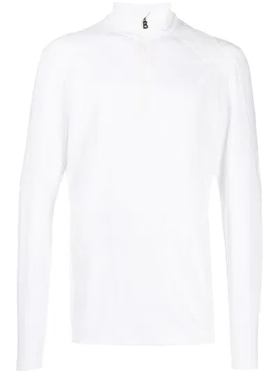 Bogner Harry Half-zip Fleece Ski Top In White