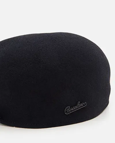 Borsalino Golf Cap In Black