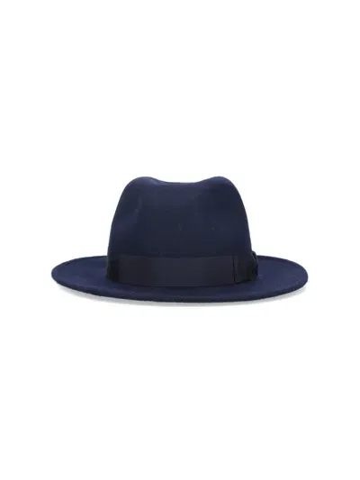 Borsalino 'macho' Felt Hat In Blue