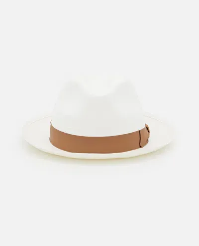 Borsalino Panama Quito Medium Tense In White