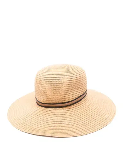 Borsalino Giselle Braided Papier Hat In Brown