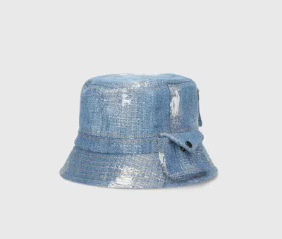 Borsalino Worker Bucket In Blue