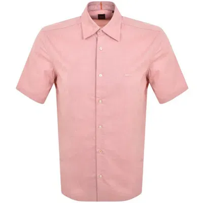 Boss Casual Boss Rash 2 Short Sleeved Shirt Pink