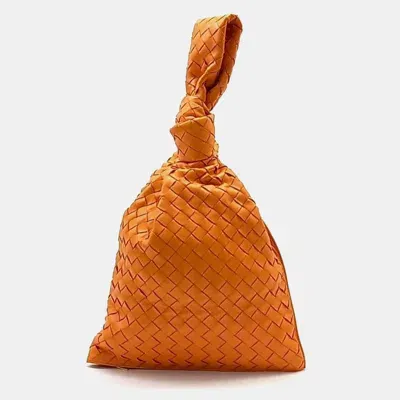 Pre-owned Bottega Veneta Bv Twist Bag In Orange