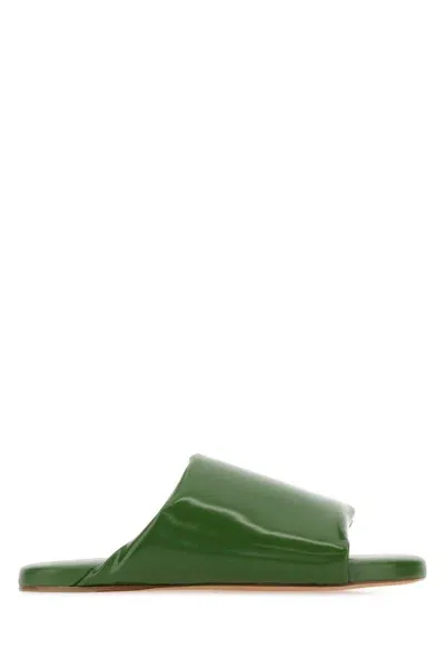 Bottega Veneta Sandals In Green