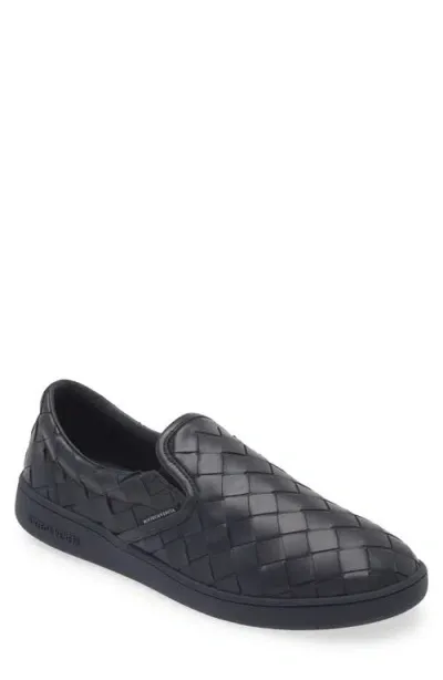 Bottega Veneta Black Sawyer Sneakers In White