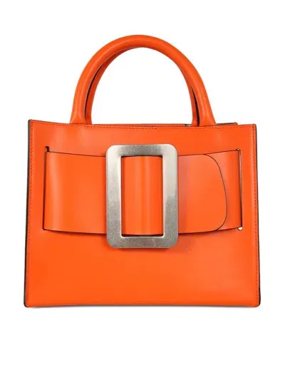 Boyy Bobby 23 Buckled Tote Bag In Orange