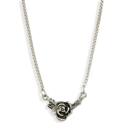 Bp. Mini Rosette Necklace In Metallic