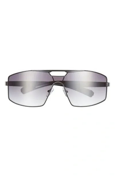 Bp. Sporty 160mm Gradient Shield Sunglasses In Gray