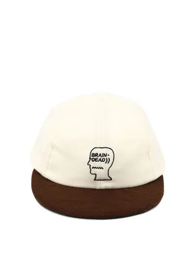 Brain Dead Training Hats Beige