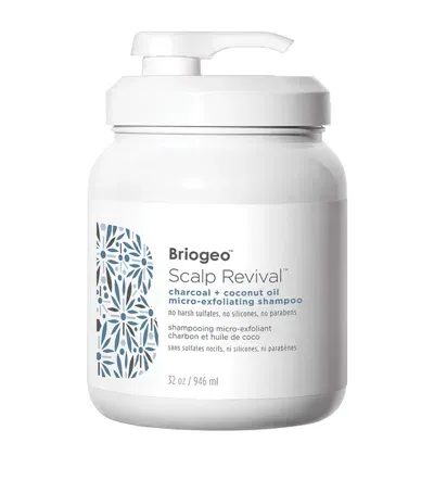 Briogeo Scalp Revival Charcoal + Coconut Oil Micro-exfoliating Shampoo Jumbo In White