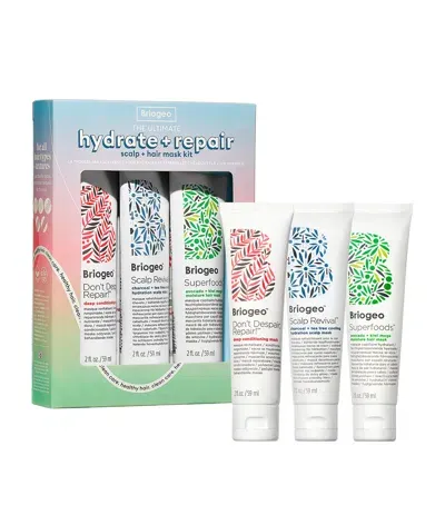 Briogeo The Ultimate Scalp Care + Hair Repair Mask Trial Kit In White