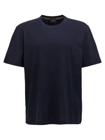 Brioni Basic T-shirt In Blue