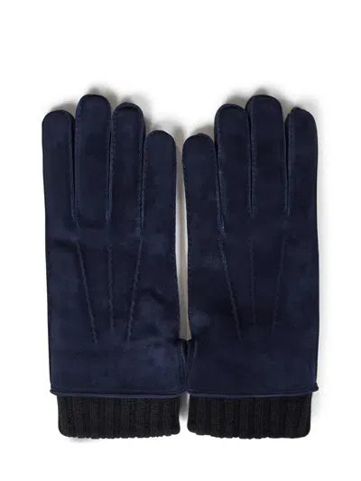 Brioni Gloves Blue