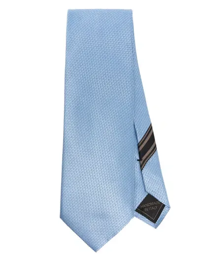 Brioni Silk Tie In Blue