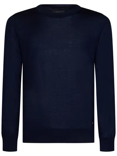 Brioni Cashmere And Silk Midnight Blue Pullover