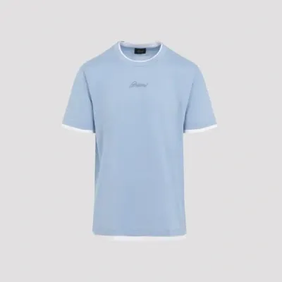 Brioni T-shirt L In Blue