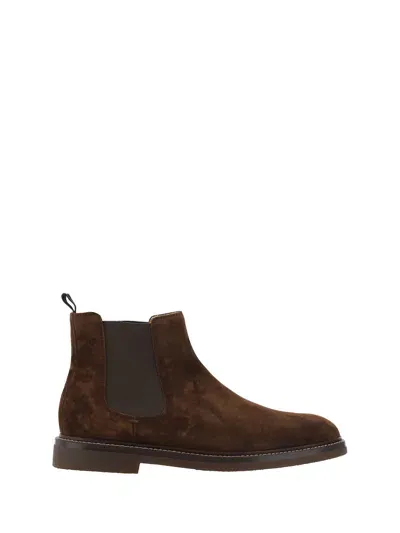 Brunello Cucinelli Ankle Boots In Mustang