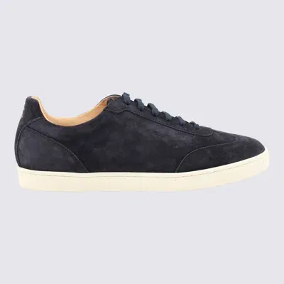 Brunello Cucinelli Blue Suede Sneakers