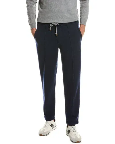 Brunello Cucinelli Drawstring Slim-fit Track Pants In Multi