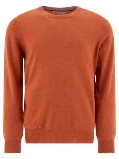 Brunello Cucinelli Cashmere Sweater In Brown