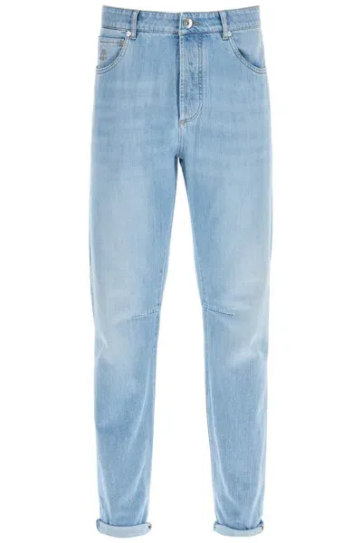 Brunello Cucinelli Casual Fit Jeans For In Blue