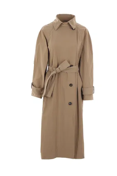 Brunello Cucinelli Coats In Brown