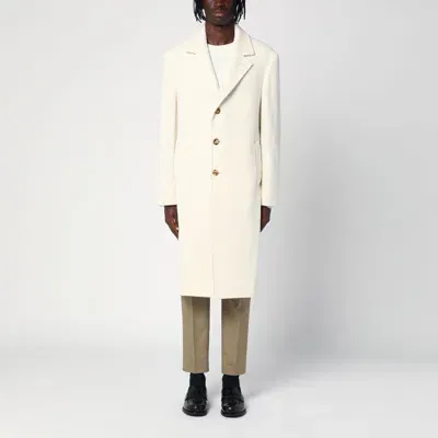 Brunello Cucinelli Velvet Coat In White