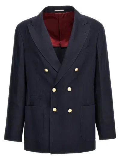 Brunello Cucinelli Jackets In Blue