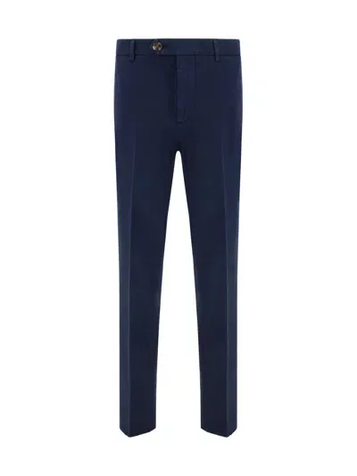 Brunello Cucinelli Dyed Pants In Navy