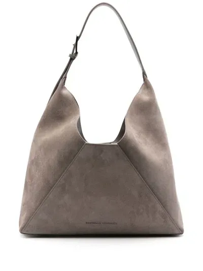 Brunello Cucinelli Bags.. Grey In Brown