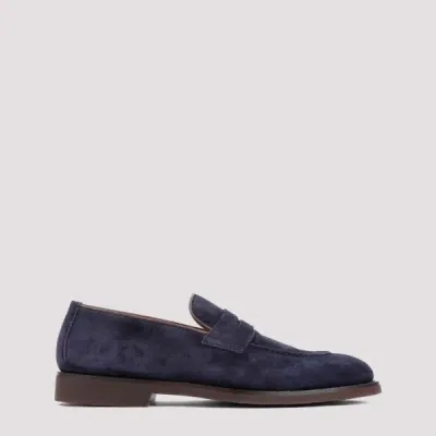 Brunello Cucinelli Loafers 41 In C Dark Blue