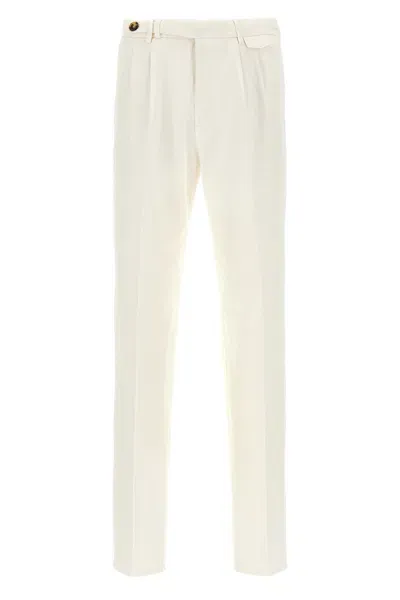 Brunello Cucinelli Straight-leg Tailored Trousers In White