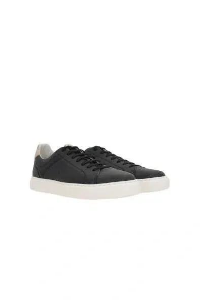 Brunello Cucinelli Sneakers In Black+black+smoke