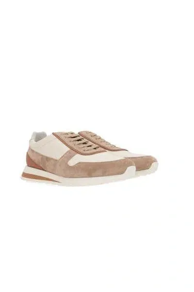 Brunello Cucinelli Sneakers In Panama+leather+milk