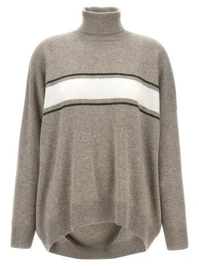 Brunello Cucinelli Sweaters In Gray