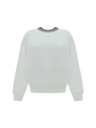 Brunello Cucinelli Sweatshirt In Off White