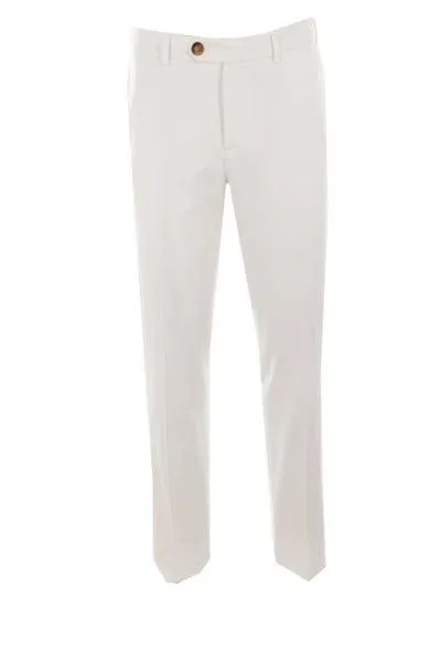 Brunello Cucinelli Trousers In White