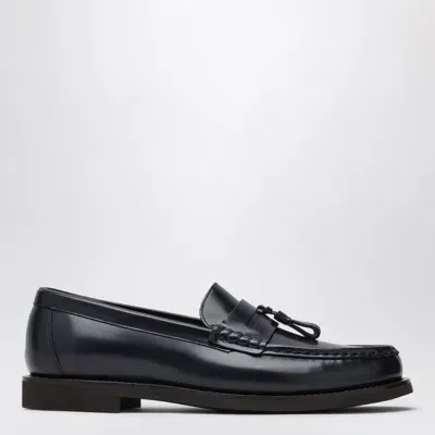 Brunello Cucinelli Midnight Blue Penny Loafer