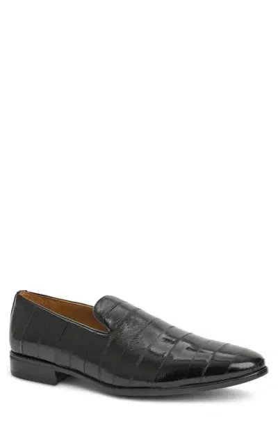 Bruno Magli Bellino Loafer In Black Eel