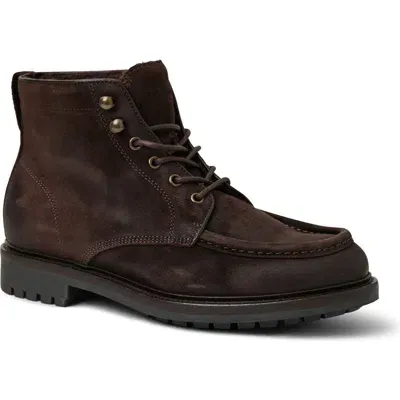 Bruno Magli Scotty Lugged Moc Toe Combat Boot In Biscotti